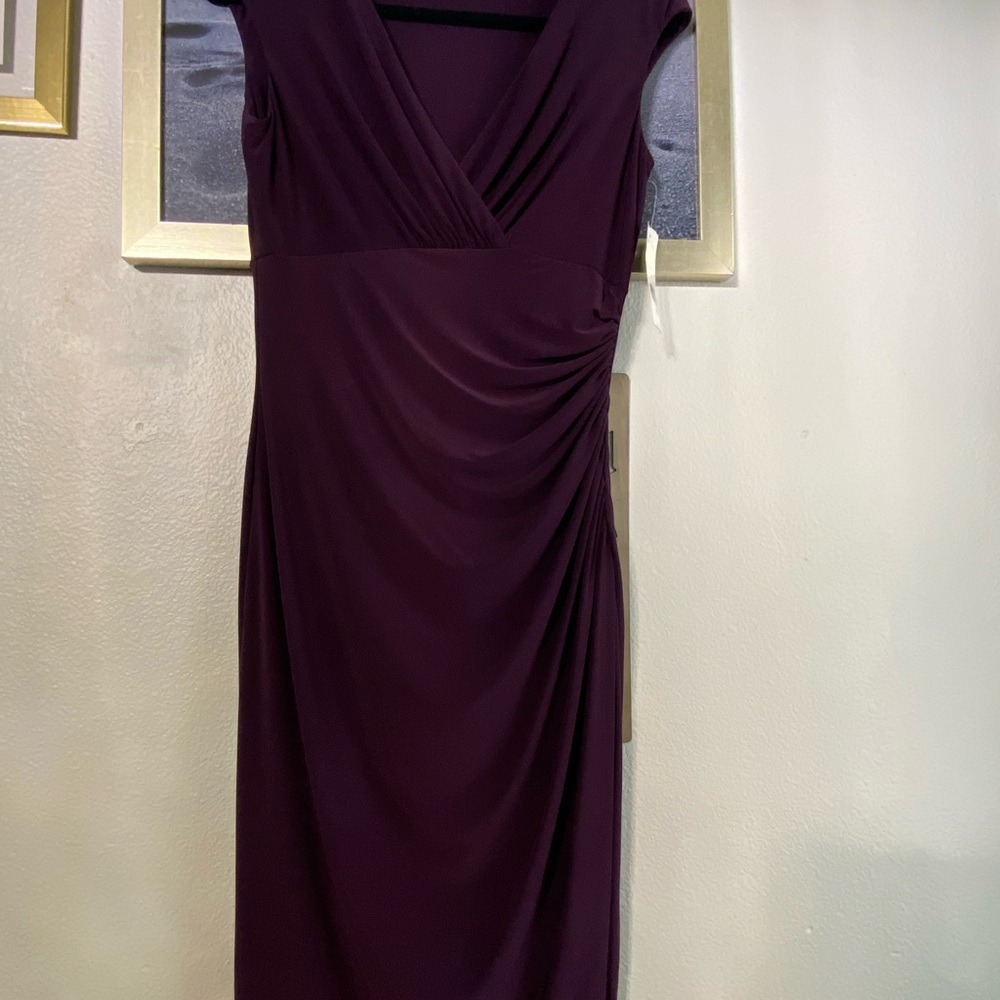 Ralph Lauren Deep Purple Midi Dress